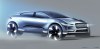 Jaguar I-Pace exterior design rendering by Simon Tovey