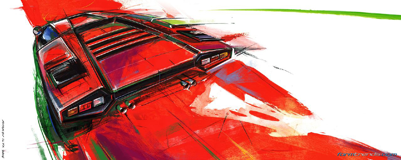 Lamborghini Countach by Ilya Avakov