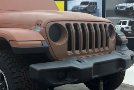 Jeep Wrangler JL clay model