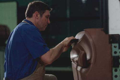 Clay sculpting on the Buick Avista concept