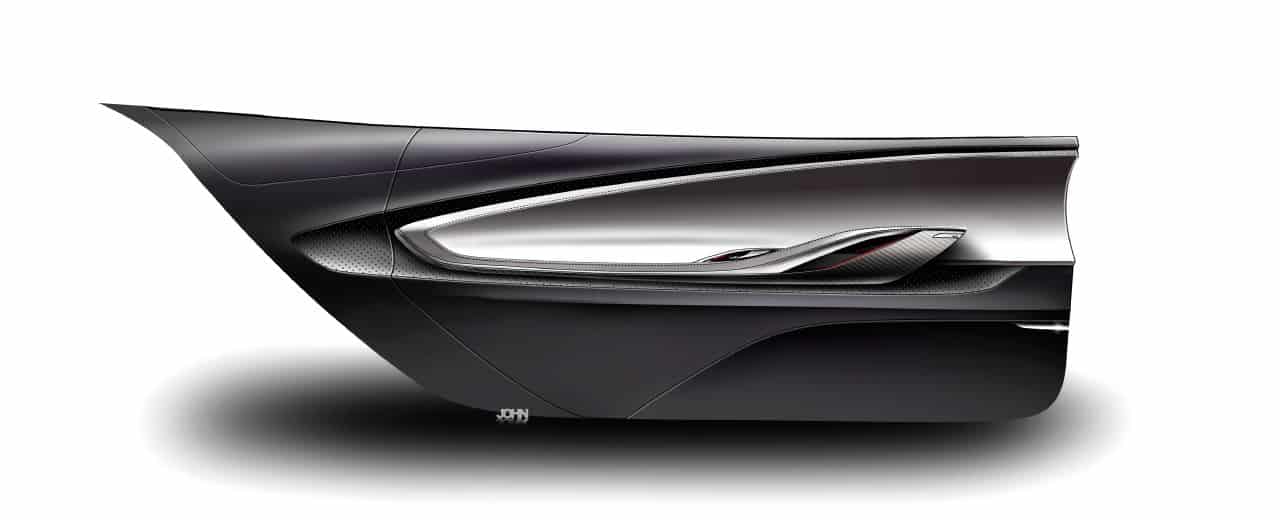 Buick Avista concept door sketch