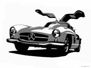 Cure Collection Mercedes-Benz SL poster