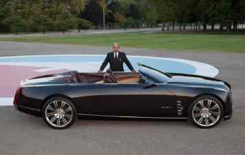 Ed Welburn with the 2011 Cadillac Ciel concept