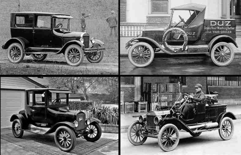 Ford car to truck: Model T body style variations