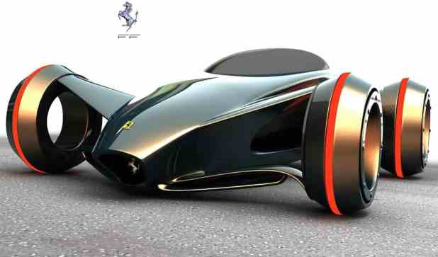 Lightweight Ferrari concept by Kazimdoku