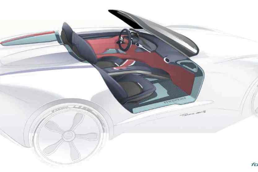 Mazda MX5 interior concept by Tarek Ashour