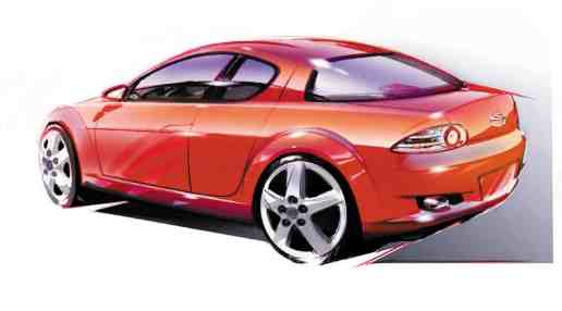 Mazda RX-8 sketch (2001)