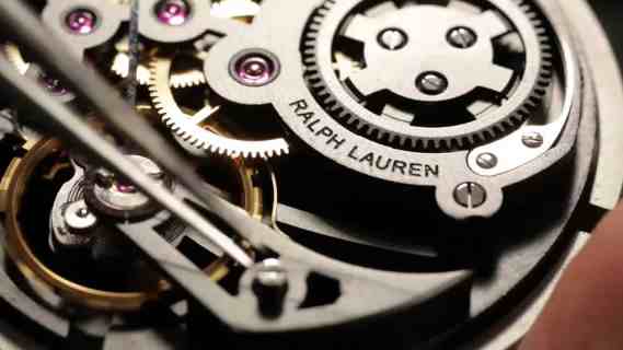 Automotive Skeleton timepiece by Ralph Lauren