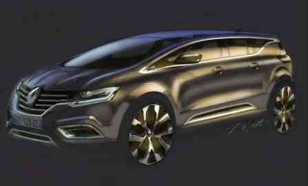 Sketch of the 2014 Renault Espace