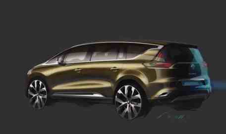 Sketch of the 2014 Renault Espace
