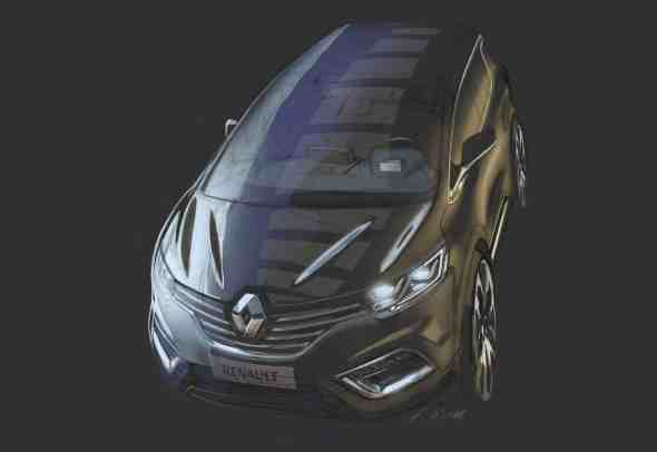 Sketch of the 2014 Renault Espace