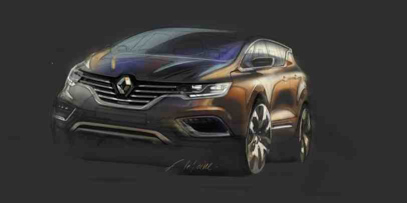 Sketch of the 2014 Renault Espace