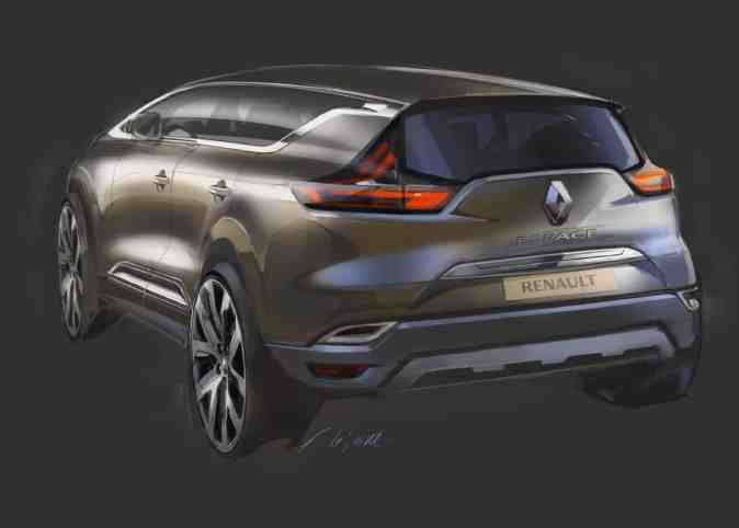 Sketch of the 2014 Renault Espace