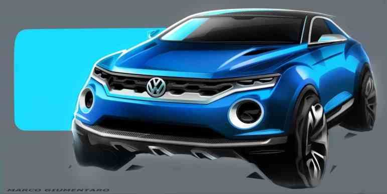 Volkswagen T-ROC concept sketches