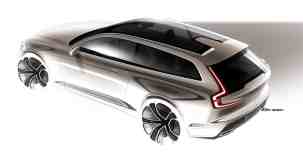 Volvo Concept Estate exterior sketch