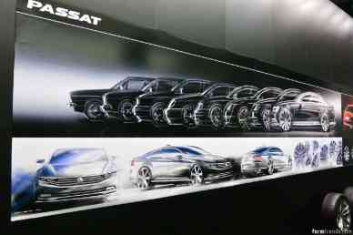 VW Passat (2015) sketch development