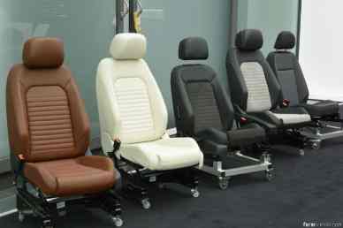 VW Passat (2015) seat color variations