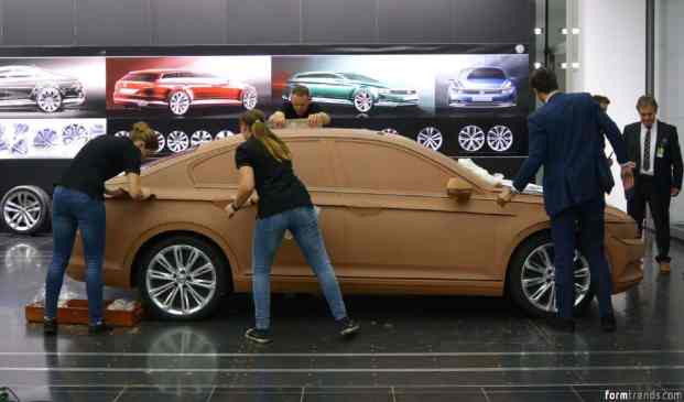 VW Passat (2015) clay development